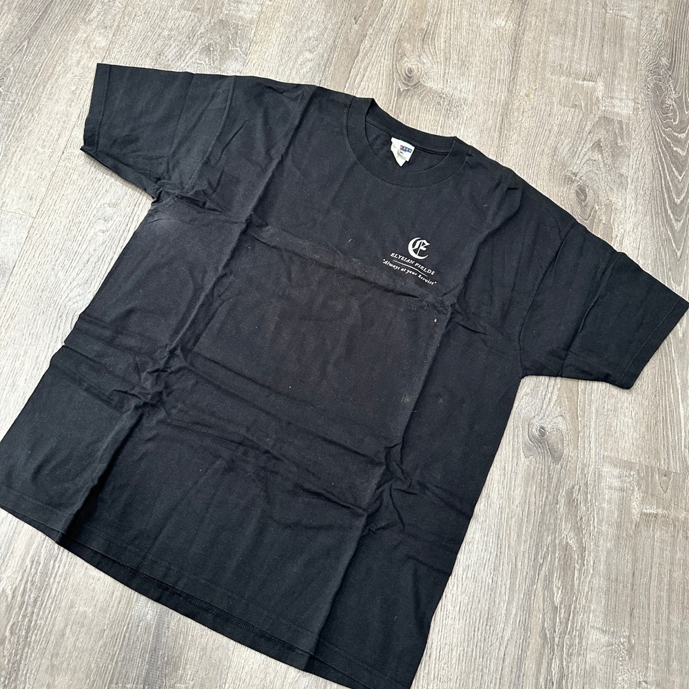 Elysian Fields Movie Tshirt Andy Garcia Mick Jagger XL Black Jerzees TShirt